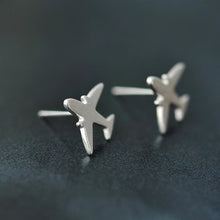 Load image into Gallery viewer, Airplane Stud Earrings
