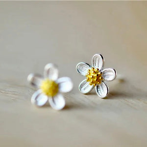 Sun Flower Stud Earrings